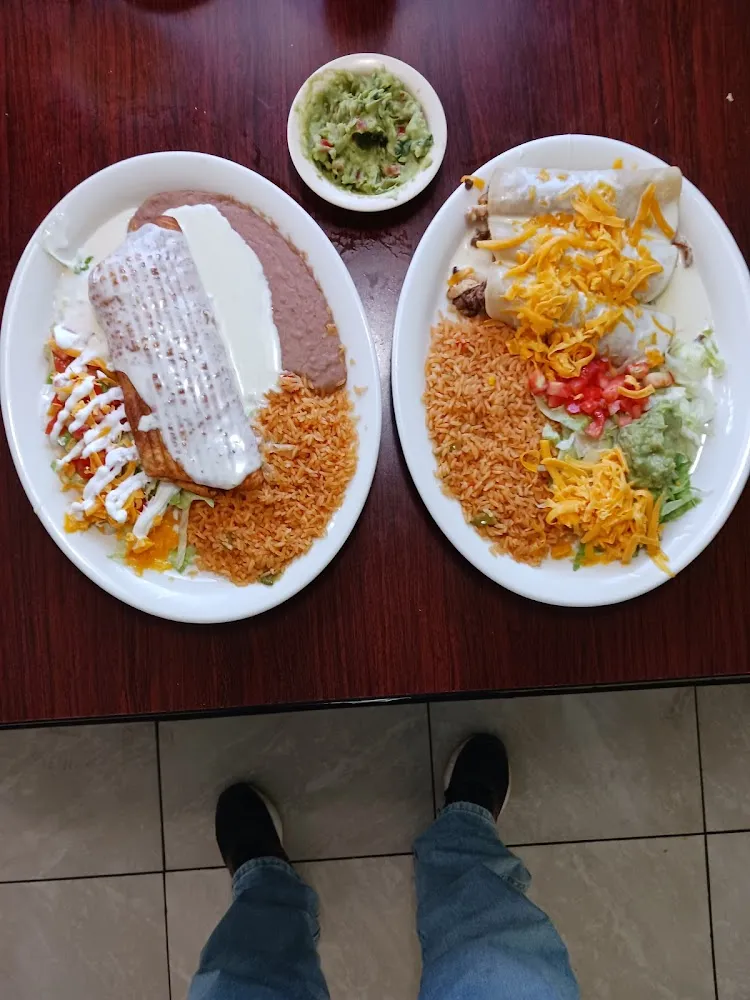 Fajita Enchiladas and Chicken Chimi Chonga